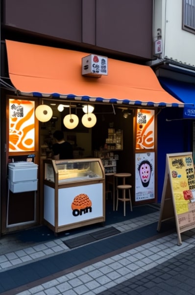 restaurant takoyaki au japon